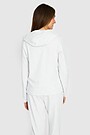 Textured cotton hoodie 3 | GREY | Audimas