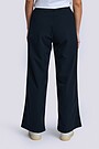 High waisted wide leg pants 3 | Dark blue | Audimas