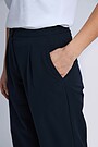 High waisted wide leg pants 4 | Dark blue | Audimas