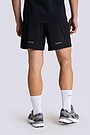 Light active shorts with inner brief 3 | BLACK | Audimas