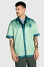 Printed oversized shirt 2 | GREEN | Audimas