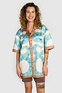 Printed oversized shirt 2 | Cream | Audimas