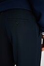 Straight fit pants with pleats 4 | Dark blue | Audimas