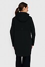 Long full-zip cotton hoodie 2 | BLACK | Audimas