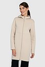 Long full-zip cotton hoodie 1 | Cream | Audimas