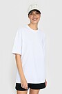 Oversized short sleeve T-shirt 2 | WHITE | Audimas