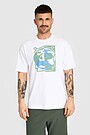 Oversized short sleeve T-shirt 3 | WHITE | Audimas