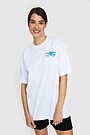 Oversized short sleeve T-shirt 3 | WHITE | Audimas