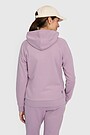 Soft full-zip cotton hoodie 2 | PINK | Audimas