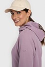 Soft full-zip cotton hoodie 4 | PINK | Audimas