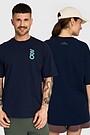 Oversized short sleeve T-shirt 1 | BLUE | Audimas