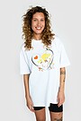 Short sleeves cotton T-shirt SUMMER OF MOVEMENT 90X90 2 | WHITE | Audimas