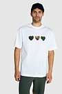 Short sleeves cotton T-shirt UNITY OF NATURE 2 | WHITE | Audimas