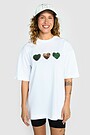 Short sleeves cotton T-shirt UNITY OF NATURE 3 | WHITE | Audimas