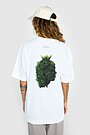 Short sleeves cotton T-shirt  QUEEN OF THE GRASS SNAKES 4 | WHITE | Audimas