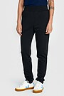 Tapered cotton French terry sweatpants 2 | BLACK | Audimas