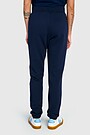 Tapered cotton French terry sweatpants 3 | BLUE | Audimas