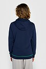 National collection cotton full-zip hoodie 3 | BLUE | Audimas