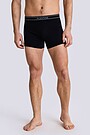 Seamless cotton boxers 2 | BLACK | Audimas