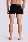 Seamless cotton boxers 3 | BLACK | Audimas
