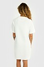 Textured dress with Viscose 3 | WHITE | Audimas