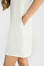 Textured dress with viscose 5 | WHITE | Audimas
