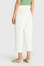 Textured culottes with viscose 4 | WHITE | Audimas