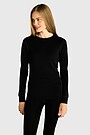 Merino baselayer long sleeve top 2 | BLACK | Audimas