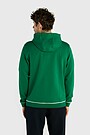 National collection cotton full-zip hoodie 2 | GREEN | Audimas