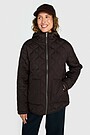 Short quilted transitional jacket 1 | BROWN | Audimas