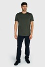 Short sleeve cotton T-shirt 4 | GREEN | Audimas