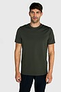 Short sleeve cotton T-shirt 1 | GREEN | Audimas