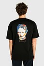 Short sleeves cotton T-shirt M. K. Čiurlionis 150 4 | BLACK | Audimas