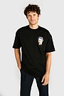 Short sleeves cotton T-shirt Code of culture 2 | BLACK | Audimas