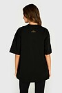 Short sleeves cotton T-shirt Code of culture 3 | BLACK | Audimas