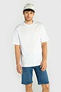 Short sleeves cotton T-shirt Mountain serpentines 4 | WHITE | Audimas