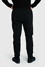 Cotton pique sweatpants 3 | BLACK | Audimas