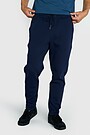 Cotton pique sweatpants 2 | BLUE | Audimas