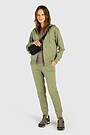 Soft full-zip cotton hoodie 4 | GREEN | Audimas