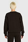 Peach-touch crewneck sweatshirt 2 | BROWN | Audimas