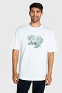 Oversized short sleeve T-shirt 3 | WHITE | Audimas