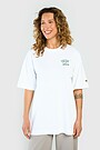 Oversized short sleeve T-shirt 2 | WHITE | Audimas