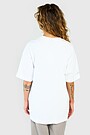 Oversized short sleeve T-shirt 4 | WHITE | Audimas