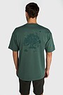 Oversized short sleeve T-shirt 4 | GREEN | Audimas