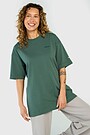 Oversized short sleeve T-shirt 3 | GREEN | Audimas