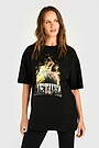 Short sleeves cotton T-shirt Control the Court! 3 | BLACK | Audimas