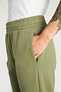 Peach-touch cotton wide sweatpants 4 | GREEN | Audimas