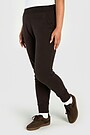 Peach-touch tapered fit cotton sweatpants 2 | BROWN | Audimas