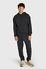 Cotton French terry hoodie 4 | GREY | Audimas