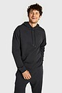 Cotton French terry hoodie 1 | GREY | Audimas
